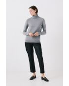 Pull Dylan gris clair cachemire