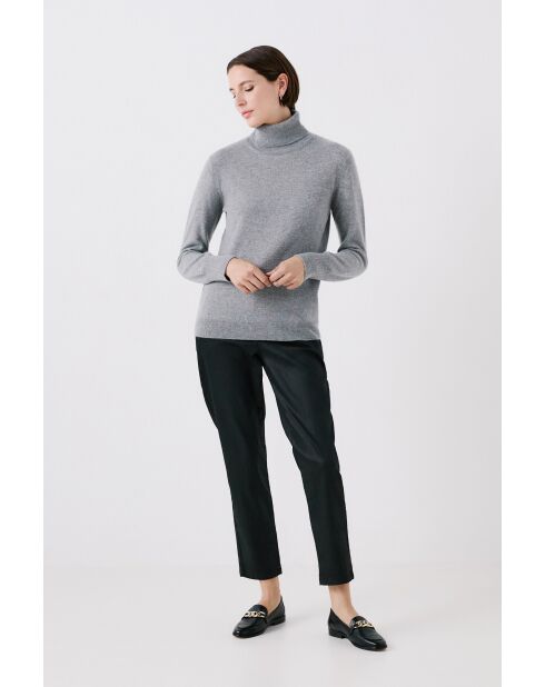 Pull Dylan gris clair cachemire