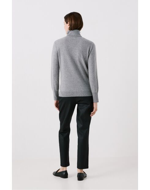 Pull Dylan gris clair cachemire