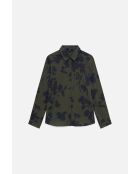 Chemise en coton Jessica vert kaki
