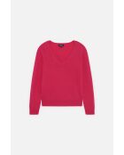 Pull Marianne rose framboise