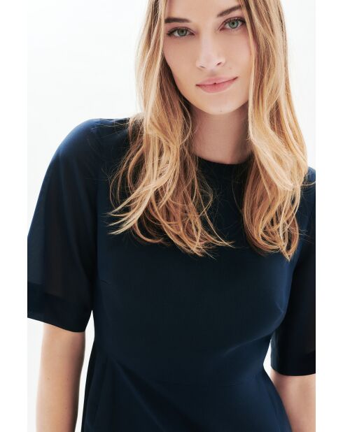 Marineblaues Kleid Calixa