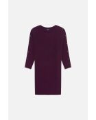 Burgunderfarbenes Wollkleid Marion