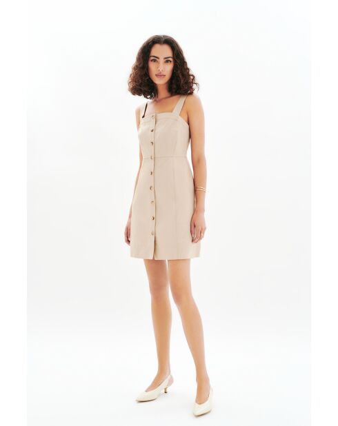 Robe en coton Ravy taupe