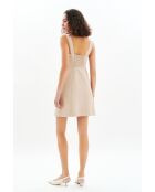 Robe en coton Ravy taupe