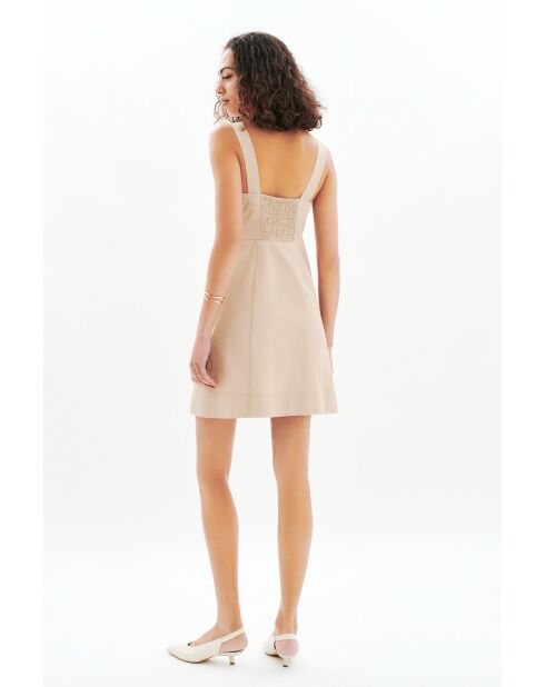 Robe en coton Ravy taupe