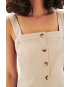 Robe en coton Ravy taupe