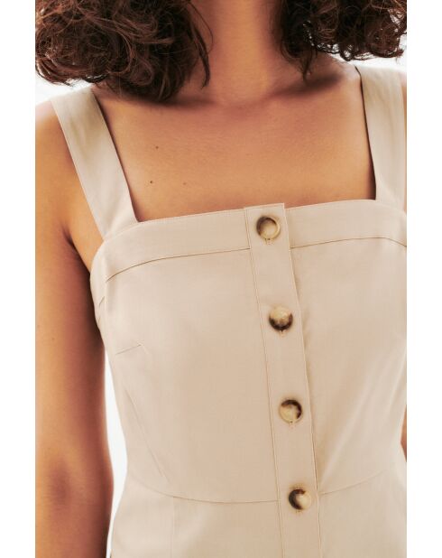 Robe en coton Ravy taupe