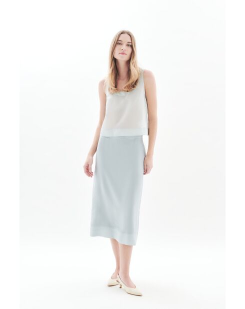 Jupe Johna bleu gris