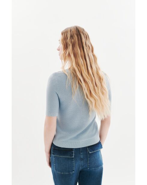 Pull en coton Levi bleu ciel