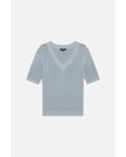 Pull en coton Levi bleu ciel