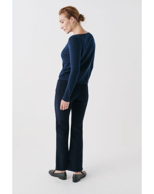 Pull Zoan bleu marine cachemire