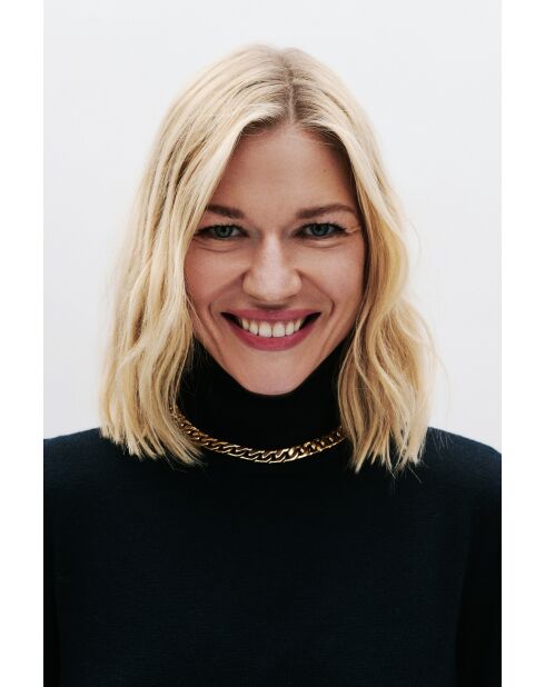 Pull en laine Bob noire