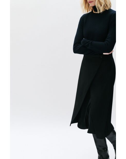 Pull en laine Bob noire