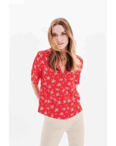 Chemise Tifanny rouge