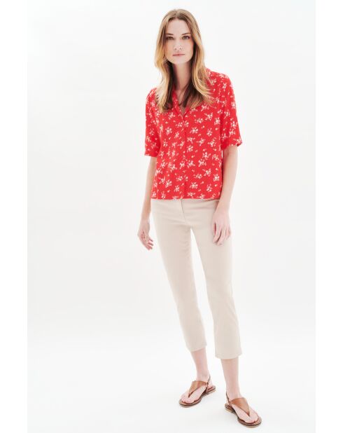 Chemise Tifanny rouge