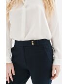 Marineblaue Baumwollhose Piloti