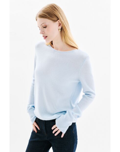 Pull Zoan bleu pastel