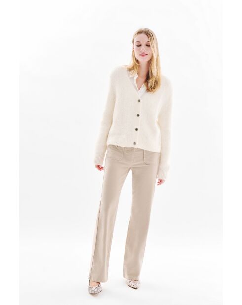Gilet Donatella ecru