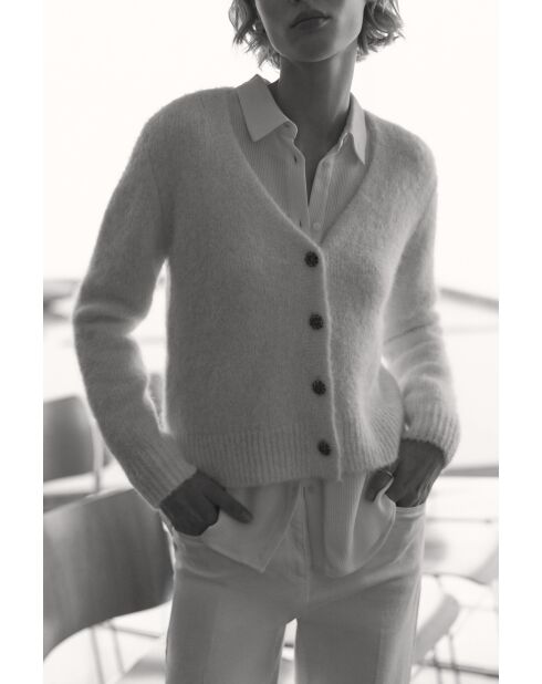 Gilet Donatella ecru