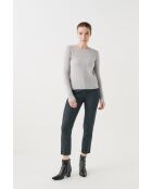 Pull Zoan gris clair cachemire