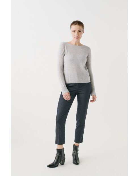 Pull Zoan gris clair cachemire