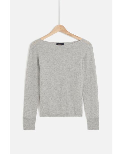 Pull Zoan gris clair cachemire