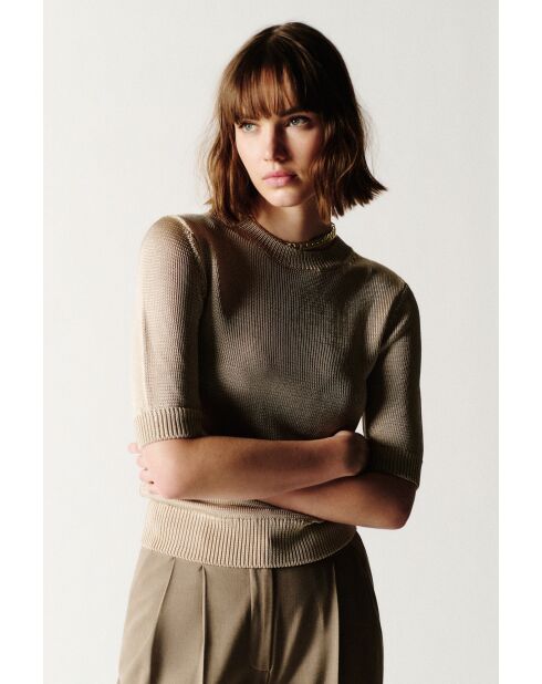 Pull Wilton sable