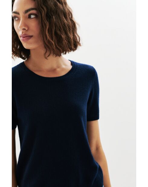 Pull Caro bleu marine