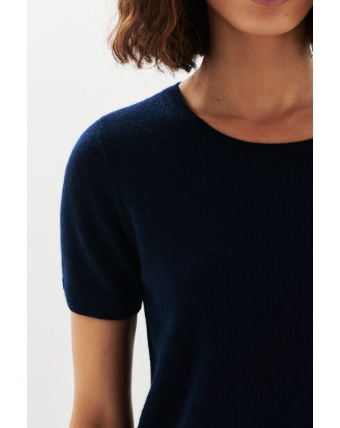 Pull Caro bleu marine