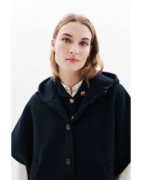 Poncho Harca bleu marine