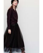 Zwarte petticoat-rok