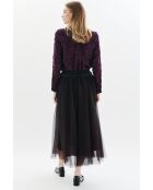 Zwarte petticoat-rok