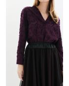 Zwarte petticoat-rok