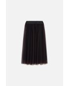 Zwarte petticoat-rok