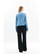 Pull Zoan Lurex bleu cachemire