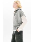 Gilet Mitch gris clair