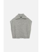 Gilet Mitch gris clair