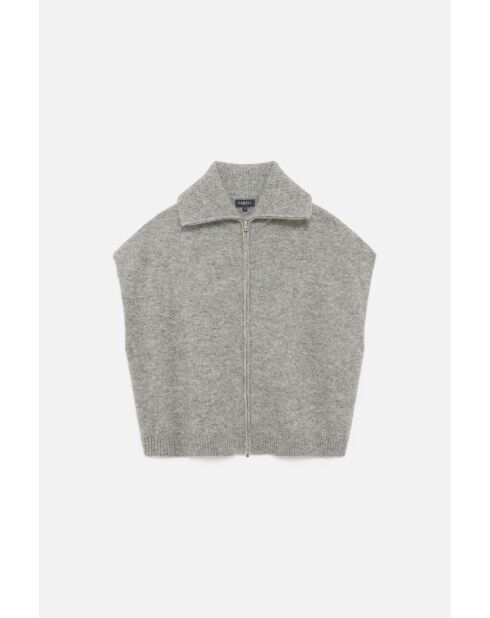 Gilet Mitch gris clair