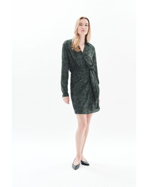 Robe Rashley vert foncé