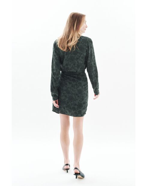 Robe Rashley vert foncé