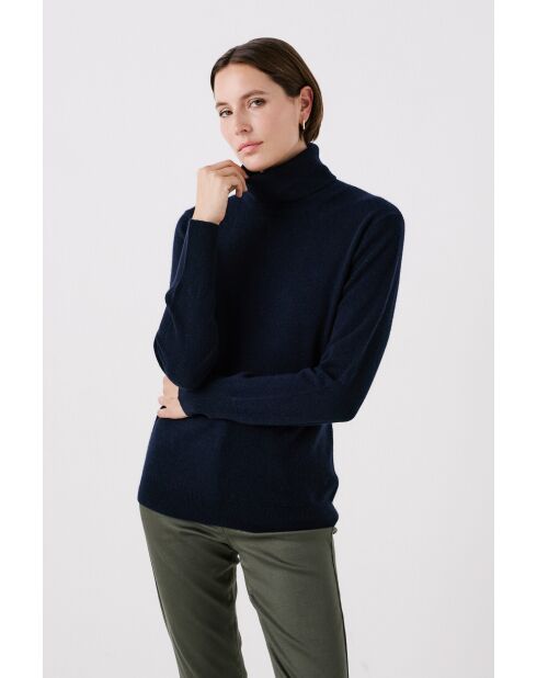 Pull Dylan bleu marine cachemire