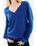 Pull Marianne bleu electrique
