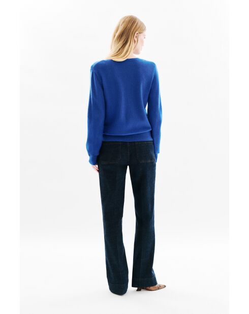 Pull Marianne bleu electrique