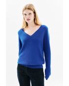 Pull Marianne bleu electrique
