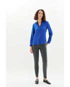 Camicia Jeanne Soie in seta blu elettrico