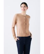 Gilet Caroline camel