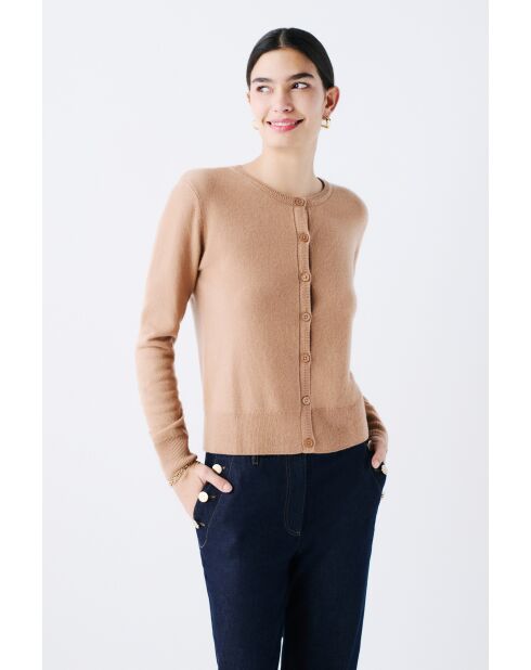 Gilet Caroline camel