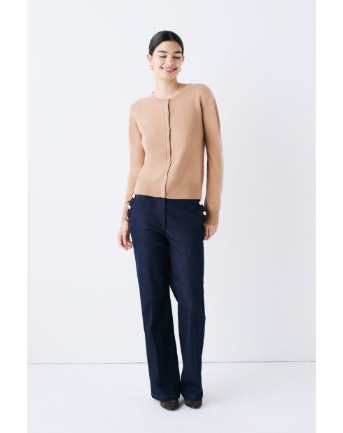 Gilet Caroline camel