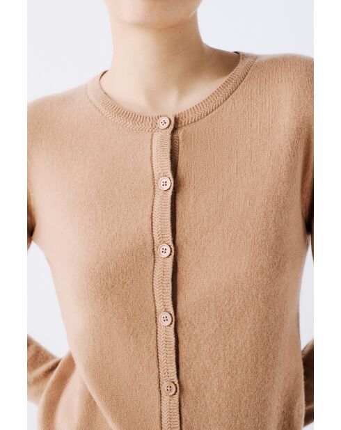Gilet Caroline camel